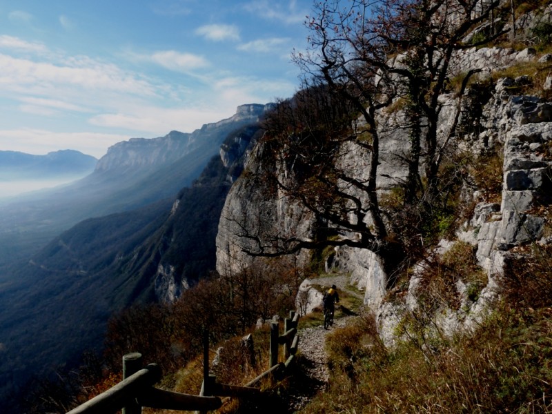 #3 Descente : face au Saint Eynard et au Moucherotte. Descente : face au Saint Eynard et au Moucherotte.