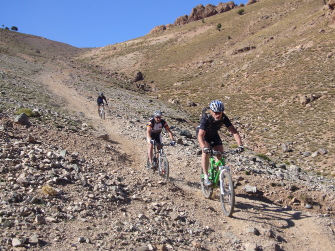 Haut Atlas : Départ du col du taureau