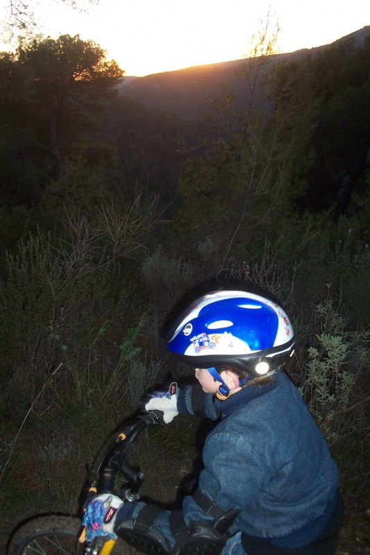 Coucher de soleil : On termine la balade