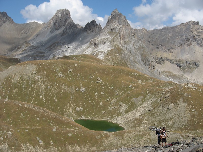 Lac de l'Infernetto : un peu de repos après le col de Ciaslaras et avant le portage du col de l'Infernetto