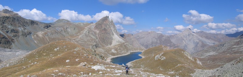 Lac de marinet : Lac de Marinet en direction du col de même nom