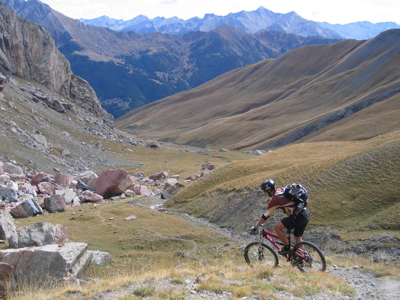 #5 Col de Serenne : Descente du col vers Maljasset Col de Serenne : Descente du col vers Maljasset