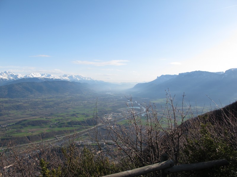 Vallée du Grésivaudan : depuis les Bauges vers le Vercors...