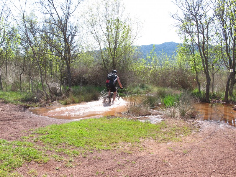 Lac du Salagou : Nous aussi on s'amuse dans les flaques d'eau...!