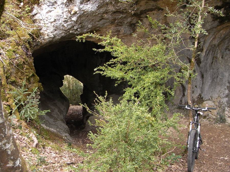 Roche Percée : l'entrée