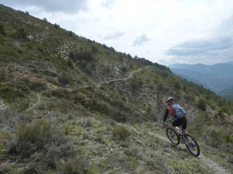 Sous la Tête de Pibossan : Dague 06 sur le GR 510