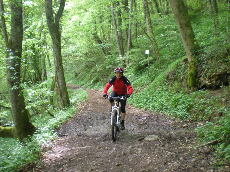 #3 Mont St Michel : Juste après cette descente, on repart sur le chemin du Boyat. Mont St Michel : Juste après cette descente, on repart sur le chemin du Boyat.