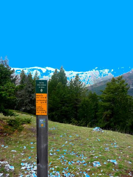 #3 col de Côte Chèvre : Grand ciel bleu au col... col de Côte Chèvre : Grand ciel bleu au col...