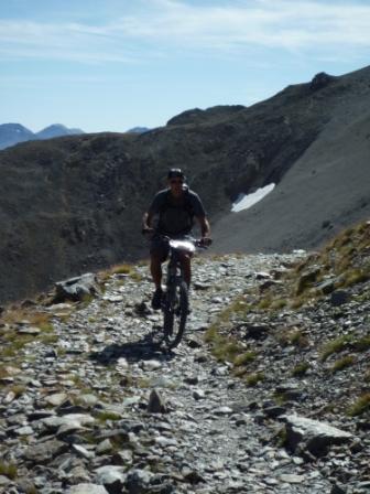 pluc : arrivée au col du Chaberton