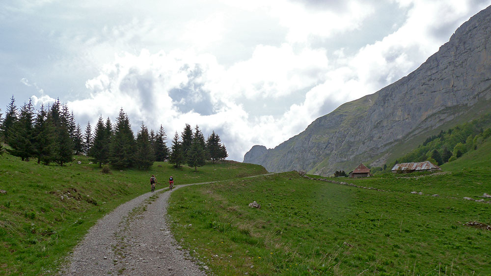 Col de Chérel : Arrivée au sommet