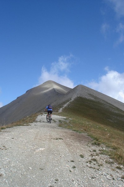 Pic de la Cucumelle : Dernière montée, heureusement pas jusqu'en haut!