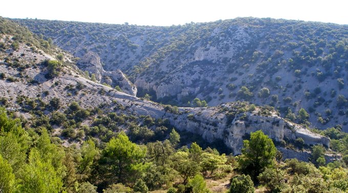 Vallon de la Sénancole : Aridité du Sud