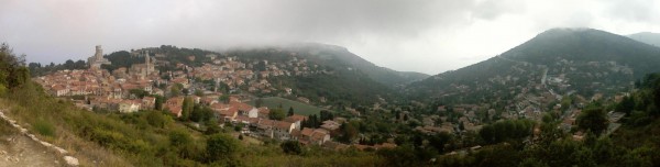 #4 Panorama : Vue vers le sud depuis le mont bataille Panorama : Vue vers le sud depuis le mont bataille
