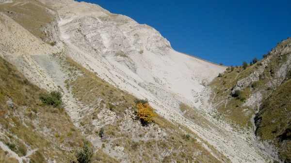 Col De Conode : Traversée à flanc vers le Col de Conode