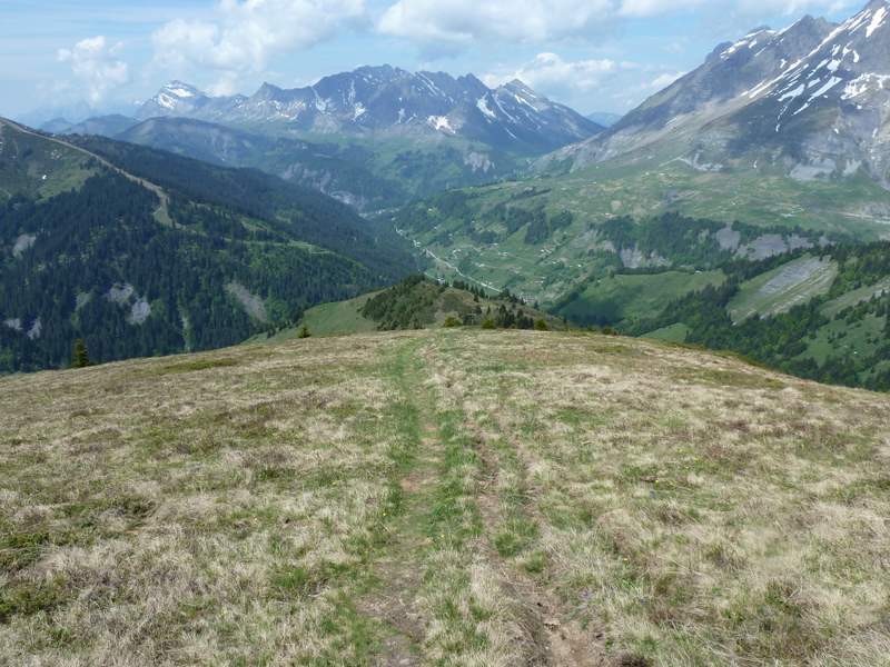 #5 Croise Baulet : Le haut de la descente sur la Tête de Ramadieu Croise Baulet : Le haut de la descente sur la Tête de Ramadieu