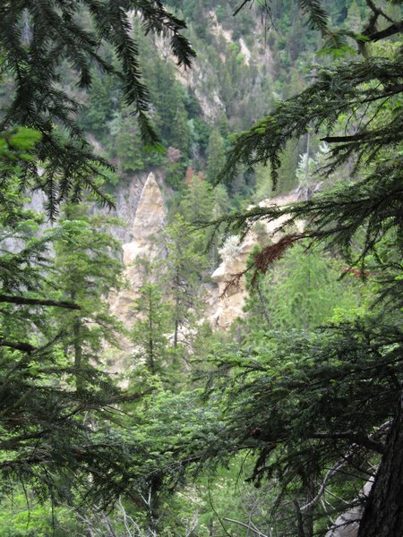 sentier des Pyramides : sentier difficile mais tellement beau