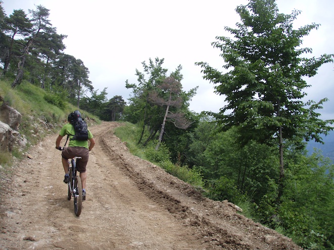 #4 Départ de la piste après le col de la POrte Départ de la piste après le col de la POrte