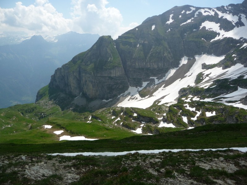 #1 pointe d pointe d'areu : belle faille sur les contreforts Nord d'Areu