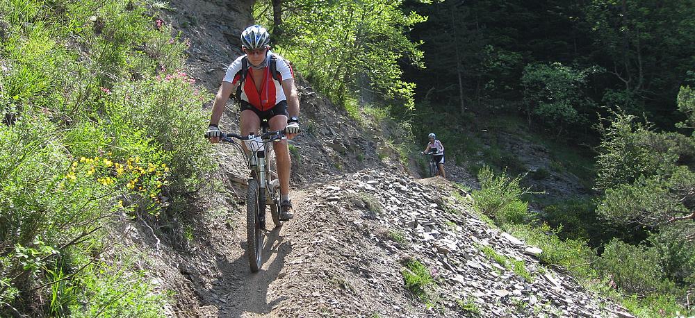 Col de Georges : Encore un très beau sentier étroit