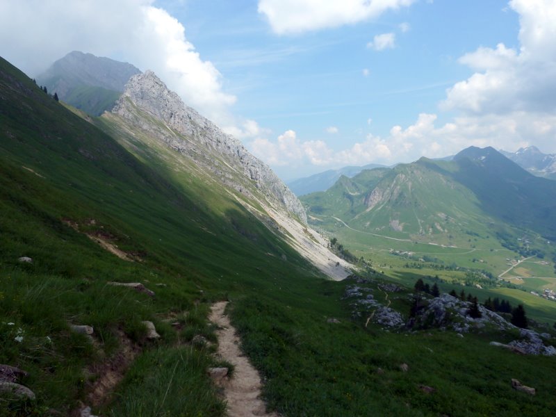 #4 Aig. Verte : Descente sur le Chinaillon Aig. Verte : Descente sur le Chinaillon
