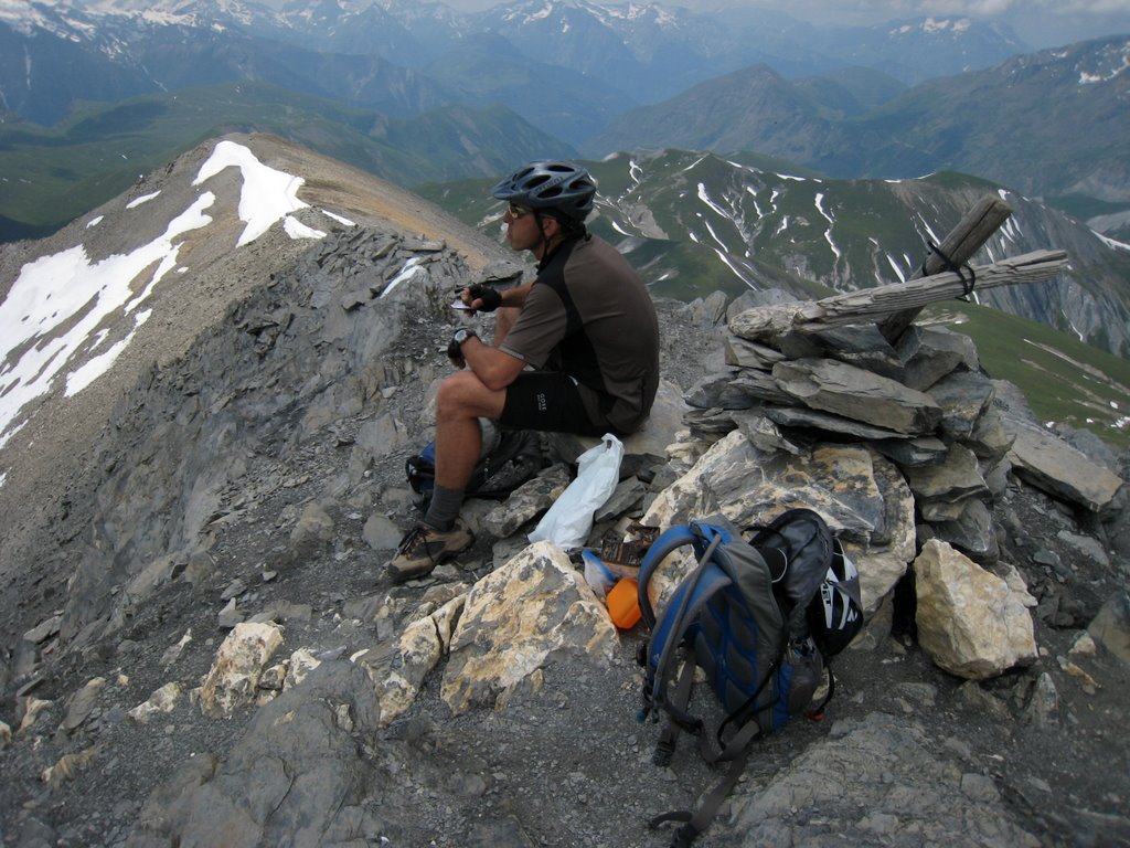 Sommet : après un portage éprouvant pour ma pomme