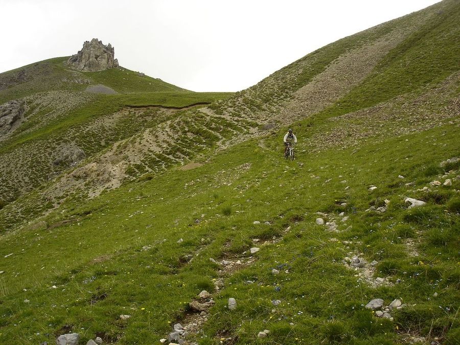 #59 Jour 3: Vallon de l Jour 3: Vallon de l'Aiguille : Descente relativement technique mais surtout cassante