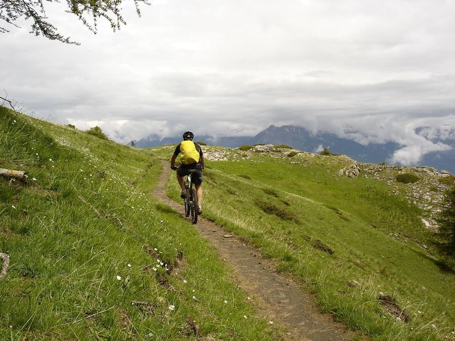 Jour 3: Sous le Joug de l'Aigl : Avant une petite pause, on se régale sur ce superbe sentier!