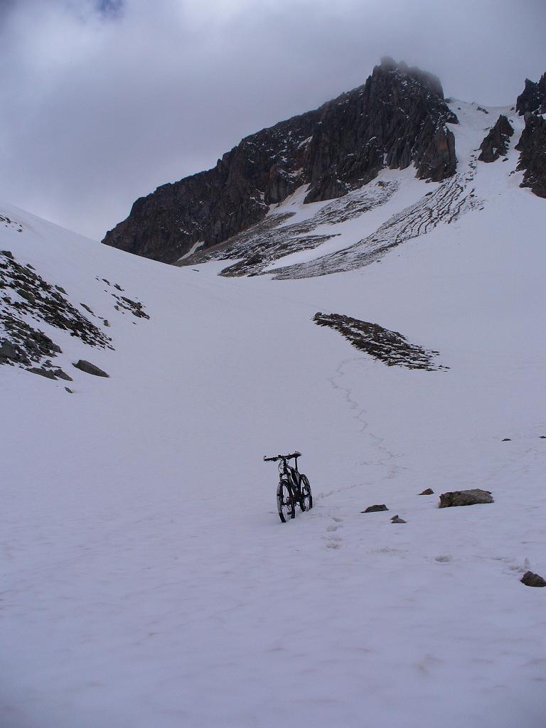 Aiguille Noire : Ambiance neigeuse