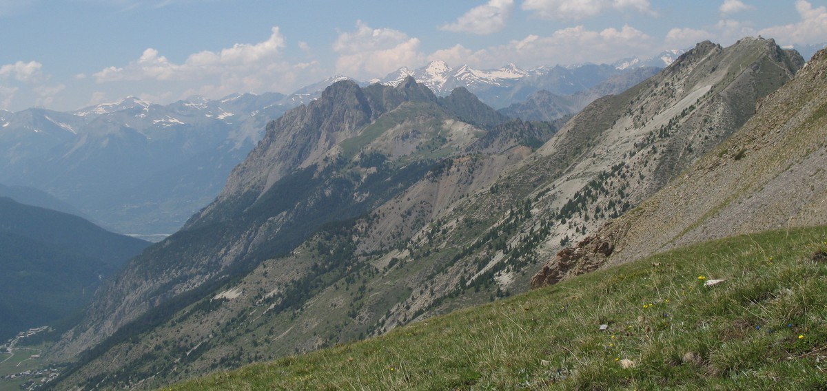 Crête des Chambrettes : Vautisse dans les lointains