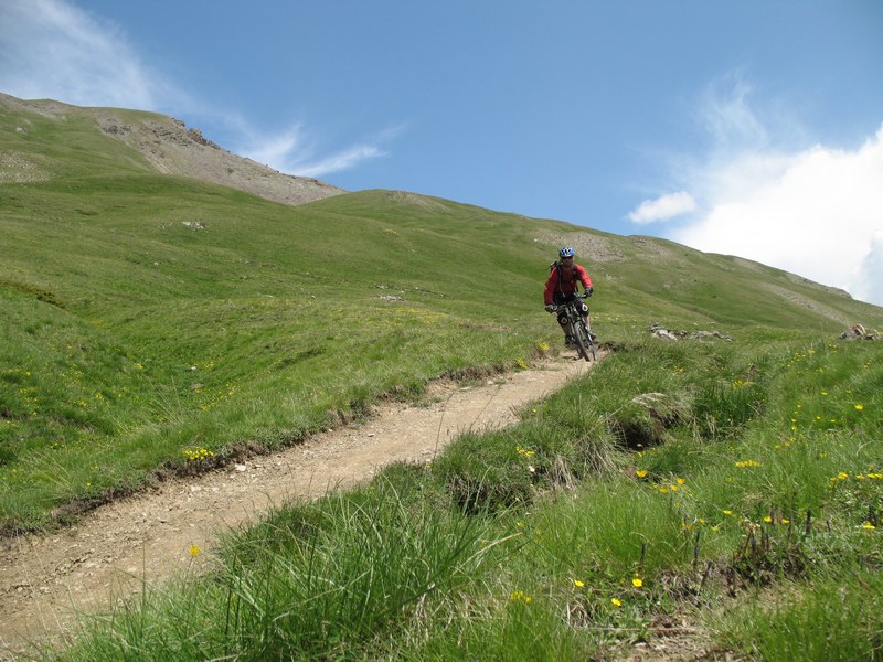 Descente du Col des Estronques : L-Ric