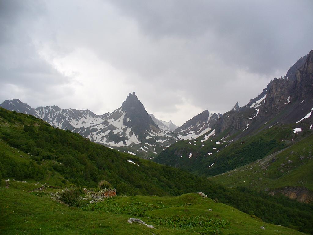 Aiguille Noire : L'orage arrive