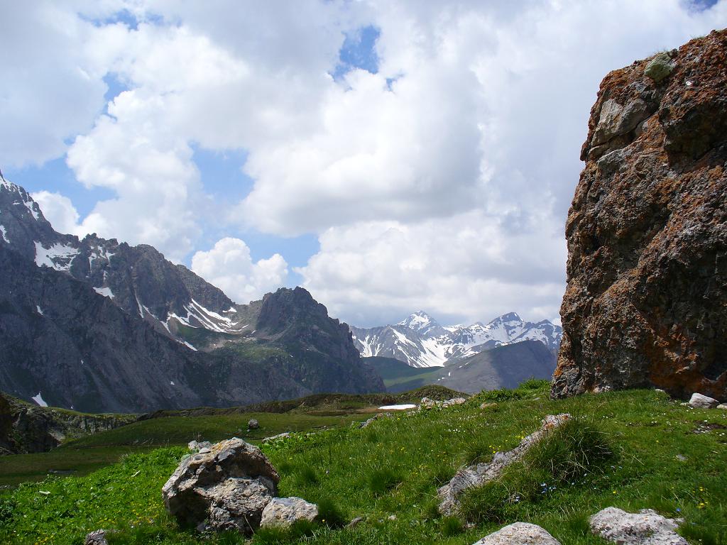 Lac des Cerces : Vue coté Galibier