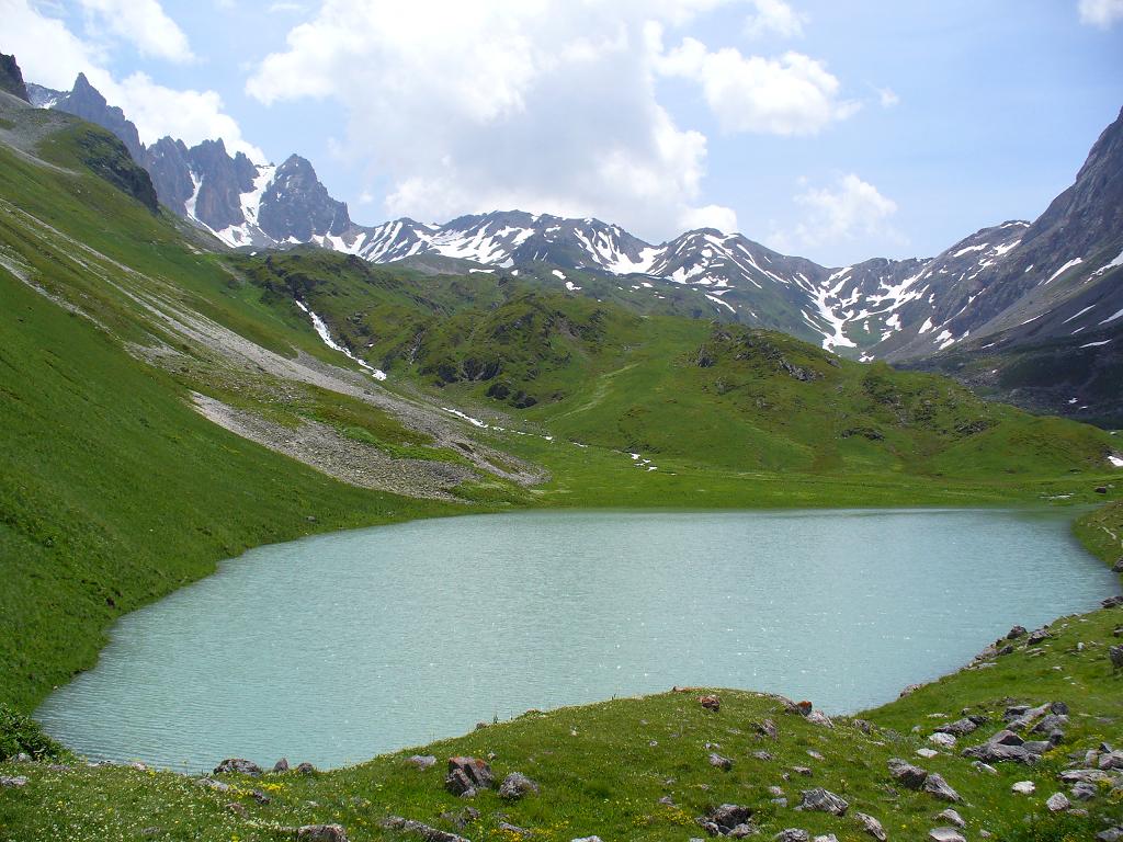 Lac des Mottets : Lac des Mottets en eau