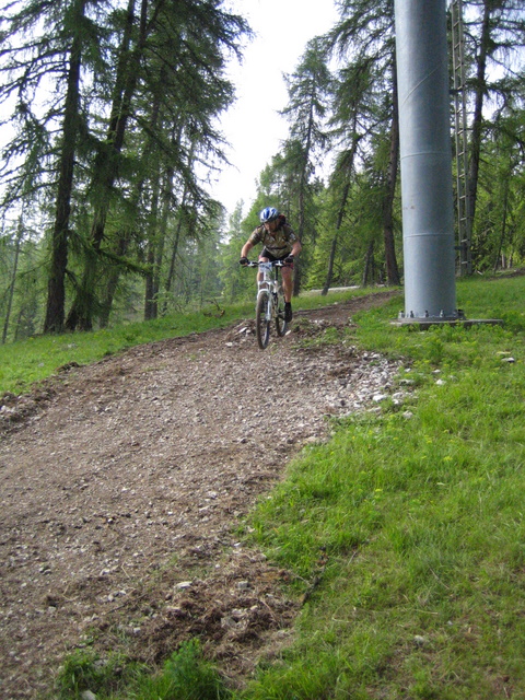 Piste rouge du Bois : saut