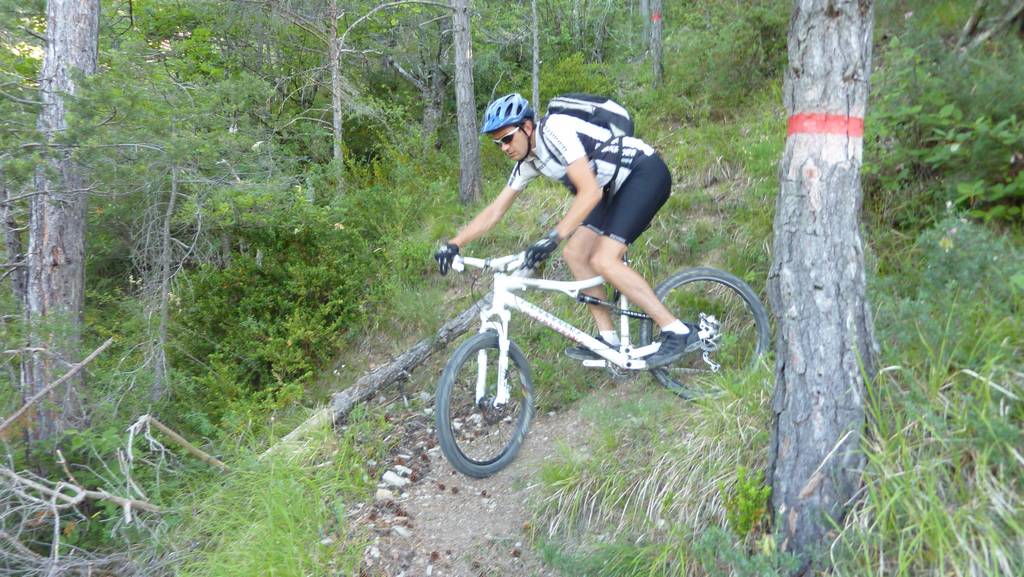 descente de Pié de Boeuf : Yann enquille les epingles