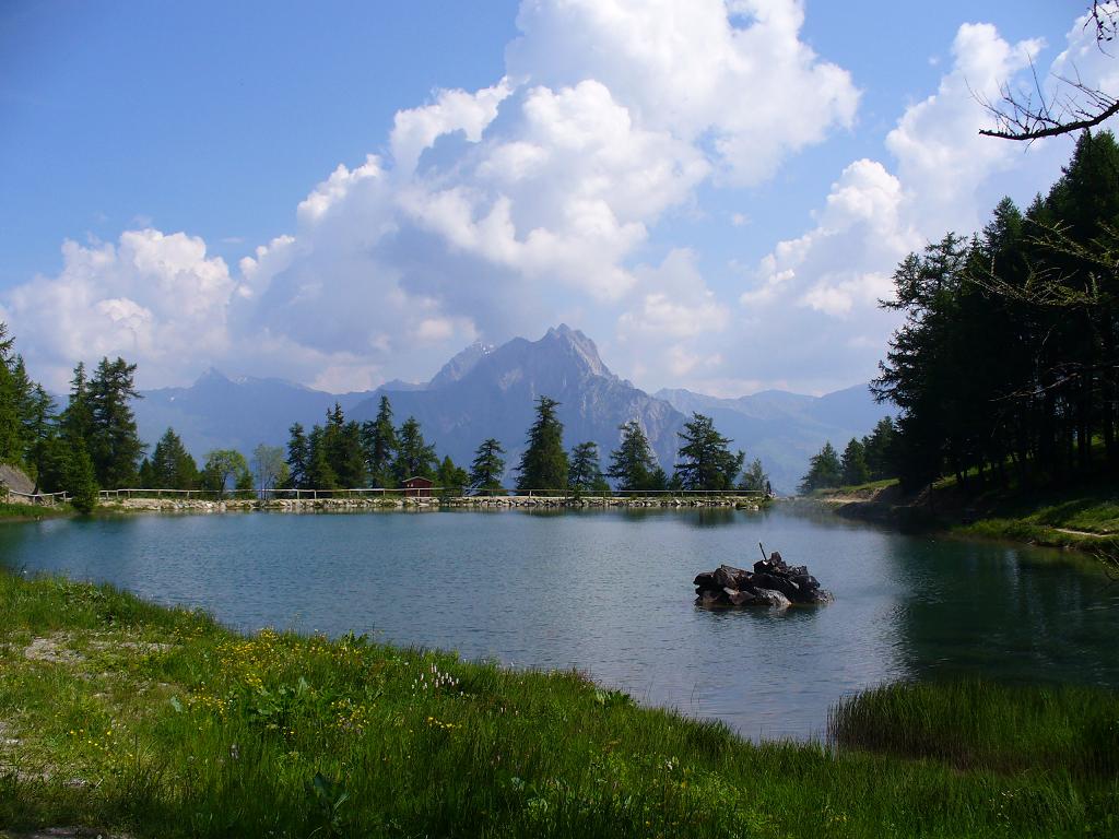 Lac de Pramol : Jolie piscine