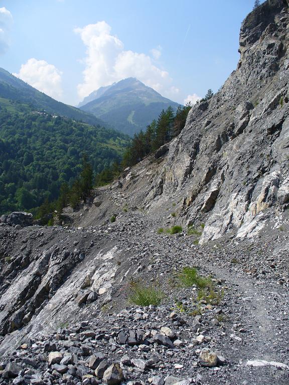 Valloire Albannette : Les éboulis sont passés