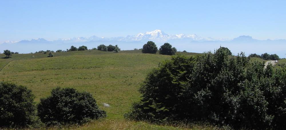 #10 au détour du chemin : le Mt Blanc apparait au détour du chemin : le Mt Blanc apparait