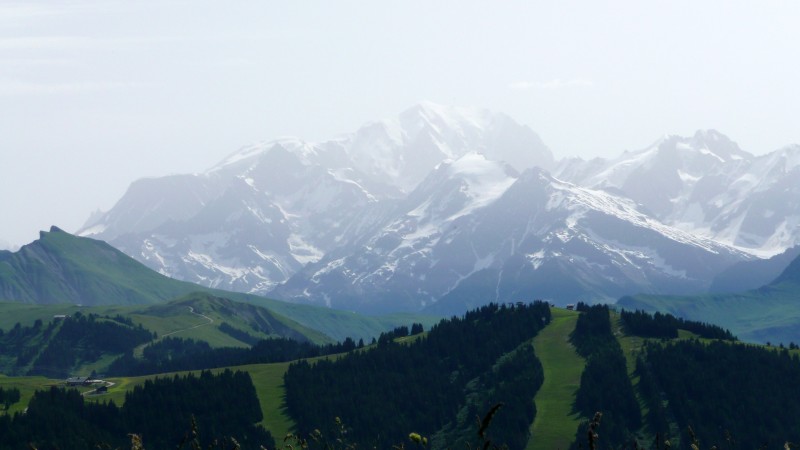 Mont Blanc : Depuis Bisanne