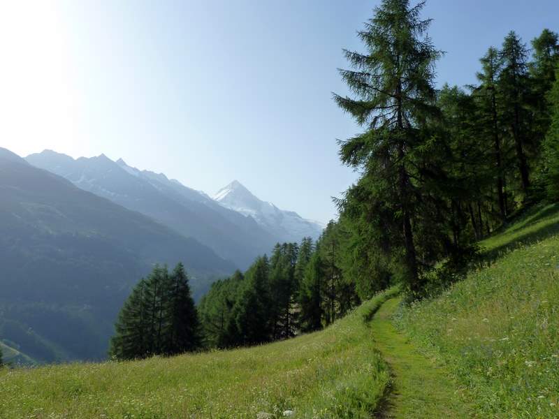 Val d'Hérens : Montée au dessus d'Evolène