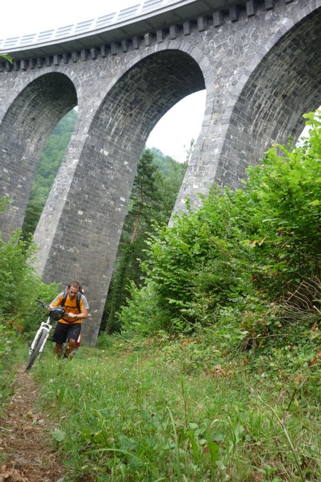 Viaduc de la Roizonne : Jusque là que du bon maintenant on passe plus en mode XC jusqu'à la descente de Vizille.