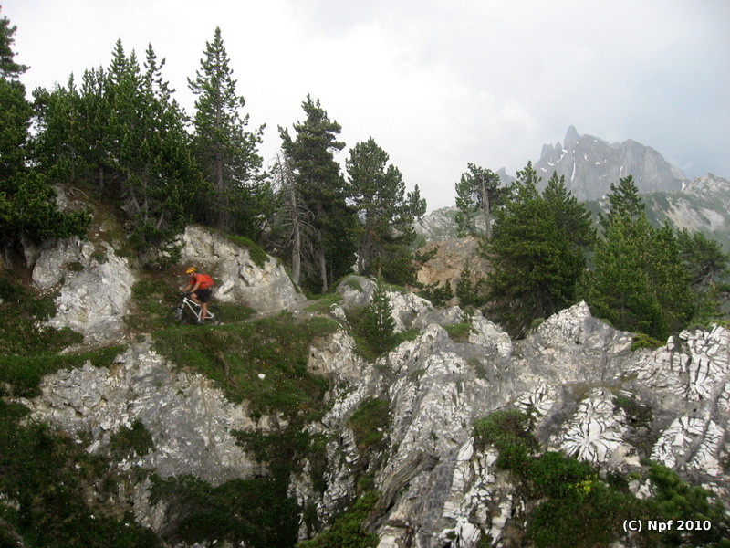 #19 Crète du Mont Charvet : L Crète du Mont Charvet : L'orage arrive...