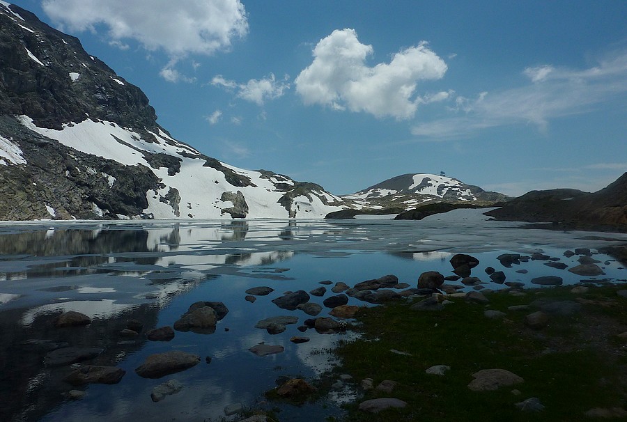 Lac de la Fare : Glaçons