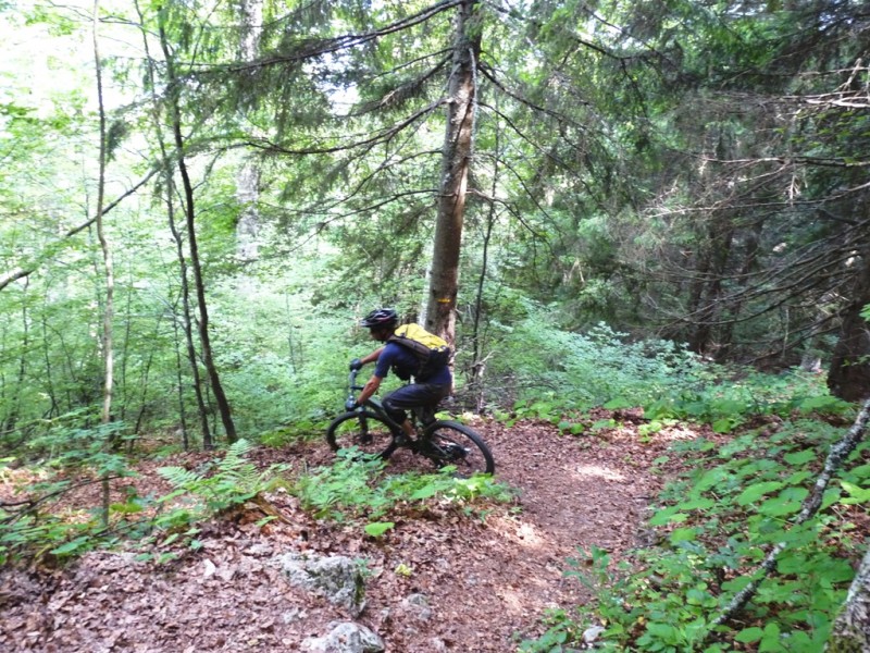 #12 Descente : tout s Descente : tout s'enchaine bien jusqu'en bas.