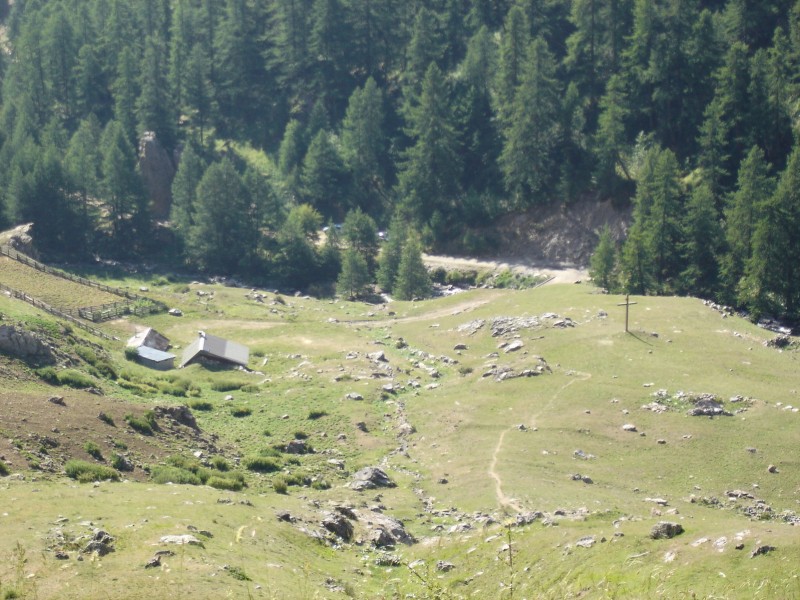 Cabane : Montée assez efficace au-dessus de la cabane de Tramouillon!