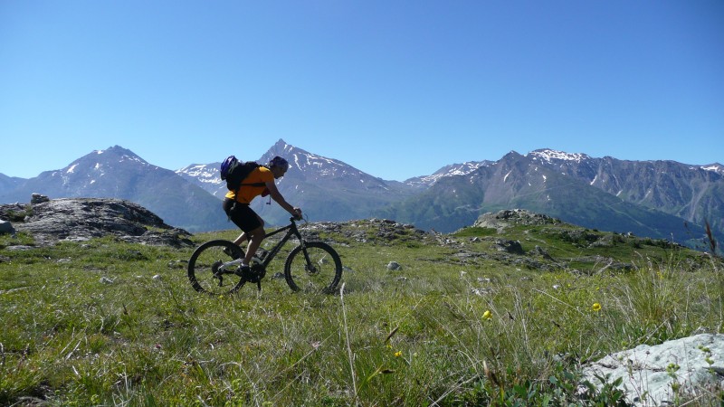 col du barbier : sur fond de Scolette