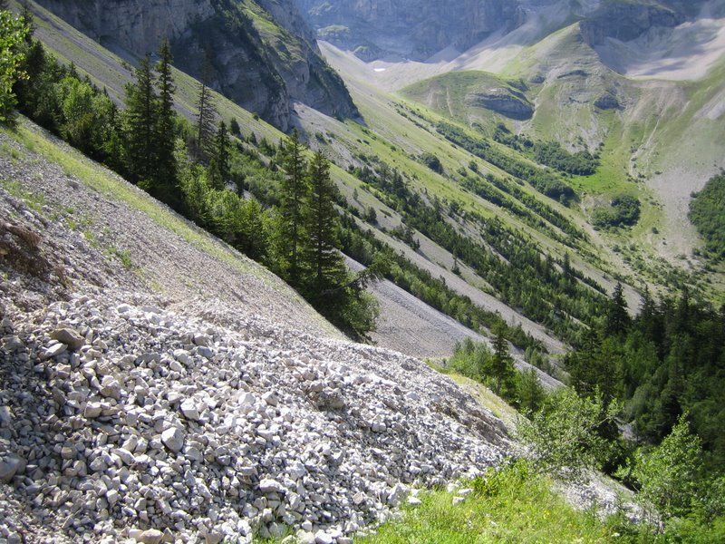 Piste barré