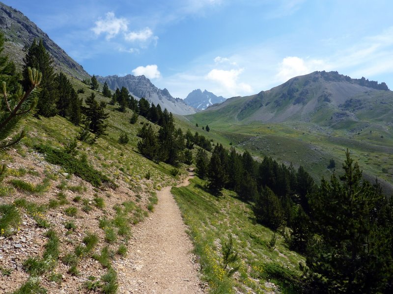 Gr 58 : La bifurcation pour le Lac Souliers un peu plus loin