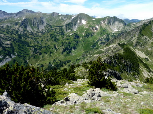 Vallée du Galbe : avec les pics de Mortiès, Terrer, Recantous, etc ...