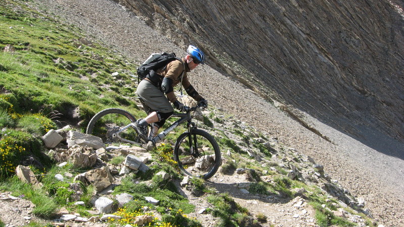 Descente Pas de Reverdillon : Eric dans son style bien à lui ;)